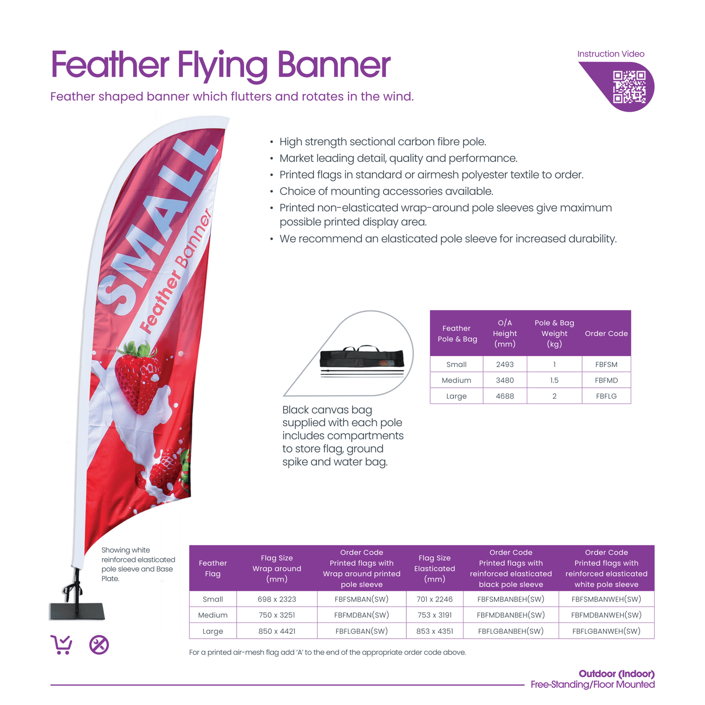 Small Feather Flag