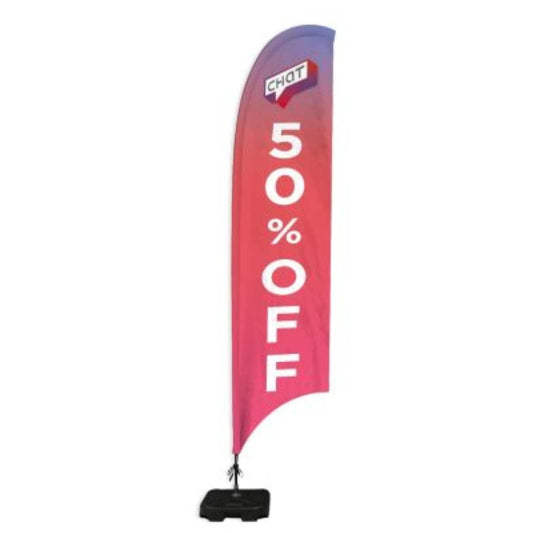 Large Feather Flag